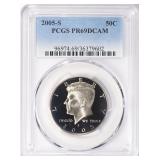 2005-S Kennedy Half PCGS Proof-69 DCAM (Toned)
