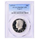 1979-S Kennedy Half Type 2 PCGS Proof-69 DCAM