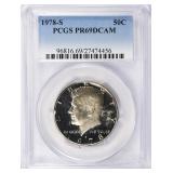1978-S Kennedy Half Dollar PCGS Proof-69 DCAM