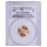 2009 Lincoln Cent Professional Life PCGS SP-68 RD