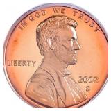 2002-S Lincoln Cent PCGS Proof-69 DCAM
