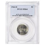1964-D Jefferson Nickel PCGS MS-64