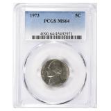 1973 Jefferson Nickel PCGS MS-64