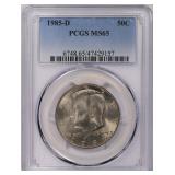 1985-D Kennedy Half Dollar PCGS MS-65