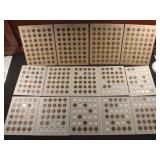 Six (6) Partial Lincoln Cent Albums