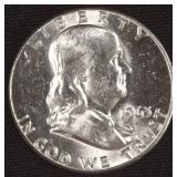 1963 Franklin Half Dollar, $27.63 Melt Value