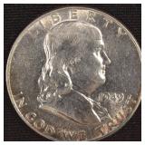 1949 Franklin Half Dollar, $27.63 Melt Value