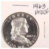 1963 Franklin Half Dollar, $27.63 Melt Value