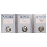 Three (3) 1970-S SILVER Kennedy Half Dollars