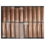 $10 Face Value: Estate Find Copper One Cents Tubes