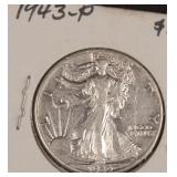 1943 Silver Walking Liberty Half Dollar