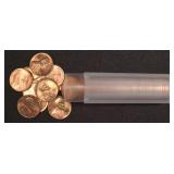 Near Full Tube of 1958 Mostly Lincoln Proof Cents