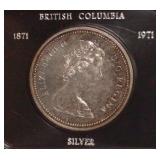 British Columbia Silver Canada Dollar, 1871-1971