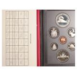 1986 Canada Proof Set w/ Silver Locomotive Dollar