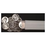 partial tube of Bicentennial Quarters (approx. 10)