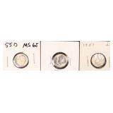 Three Silver Dimes, $16.59 Melt Value 4-12-26