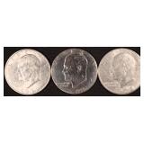 Three (3) IKE Dollars