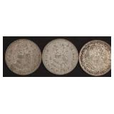 $12.18 Melt Value for (3) Mexico 1 Peso Coins