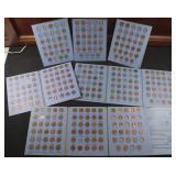 Partial Lincoln Cent Albums