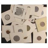 Twenty-Five (25) Foreign Coins