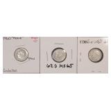 Three Silver Dimes, $16.59 Melt Value 4-12-26