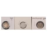 Three Silver Dimes, $16.59 Melt Value 4-12-26