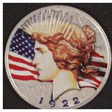 1922 Silver Peace Dollar $59.07 Melt Value