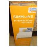 Simmons 8" Memory Foam Mattress (TWIN)