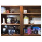 Kitchen Cabinet Contents: some are parts for other