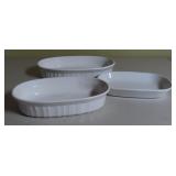 Three (3) Corning Ware