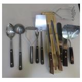 Kitchen Utensils, Cutlery Mostly made by Flint