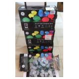 Four (4) Color Changing Christmas Lights, GE.