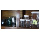 Kitchen Cabinet Contents: Canisters and Starbucks