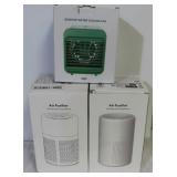 TWO (2) Air Purifiers and Desktop Fan