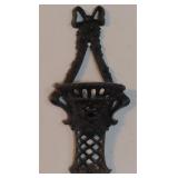 Cast Iron Basket Wall Decor