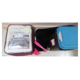 King Size Comforter and Trash Can