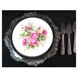 Baroque by Wallace 245 Porcelain and Silver Plate