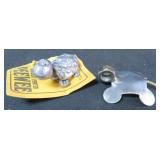 1972 Pewter and Steel Turtles