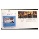 One Troy Ounce .999 Fine Silver July 4th 1976