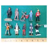 TEN (10) Hand Painted Lead Figures