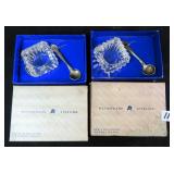 TWO (2) Westmorland Sterling Silver and Glass