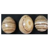 Banded Brown Argonite, $14 Shipping, 3 pieces