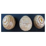 Banded Brown Argonite, $14 Shipping, 3 pieces