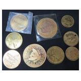 Copper, Brass and other Metals Tokens, Medals