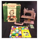 Singer Sewhandy no. 20 Beige Sewing Machine in Box