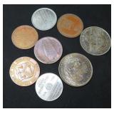 Collection of Medals/Tokens incl. Copper, Brass