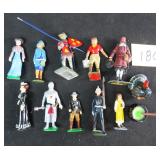 TEN (10) Hand Painted Lead Figures