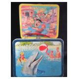 Vintage Metal The Flinstones Lunch Box and 1965