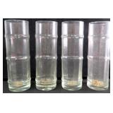 Four (4) Vintage Tom Collins Glasses, NO SHIP