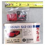 Vintage Made in Japan Ferrari 512BB Die Cast Metal